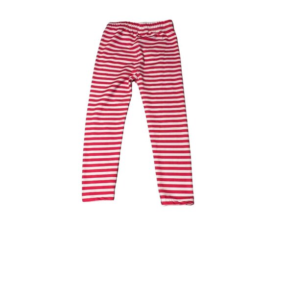 millie loves lilly Heart Ruffle Outfit Girls Size 2 Matching Set with Stripe Leg - Picture 3 of 7